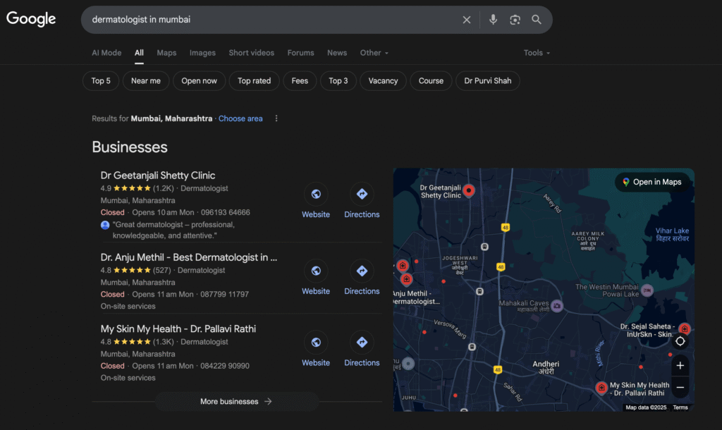 How Local SEO Results Appear in Search Results