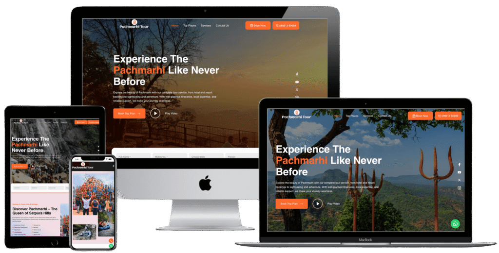 pachmarhitour.com designed by digitalprayas